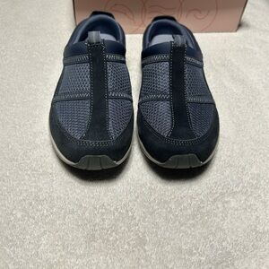 Easy Spirit 7Argyle Women’s ‎ Mule Clog Navy Size 8.5 New In Box